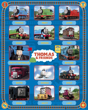 Poster THOMAS AND FRIENDS - characters