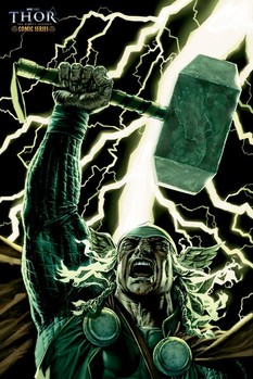 Плакат THOR - comicbook art