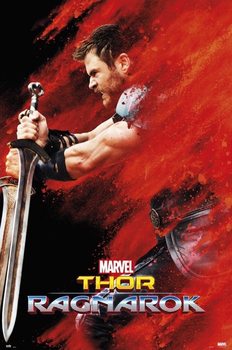 Thor: Ragnarok - Thor Red Dust Poster