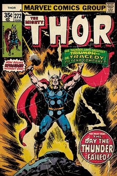 Плакат THOR - retro comic