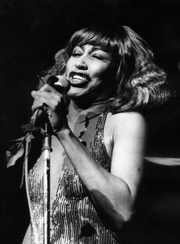 Плакат Tina Turner performing at The Harsmith Odeon for her first solo concert, London, 1978