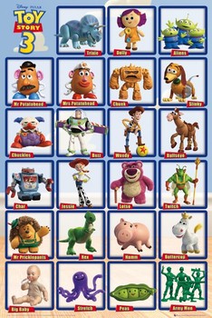 Poster TOY STORY 3 - grid