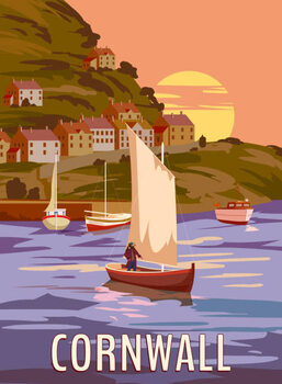 Poster Travel Poster Cornwall, Vintage, South West