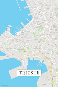 Canvas Print Trieste color