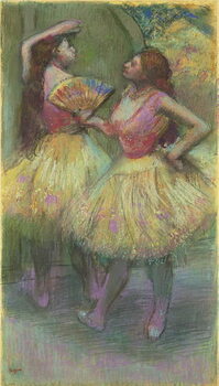 Poster Two Dancers Before Going on Stage