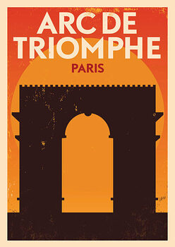 Poster Typographic Paris City Poster Design