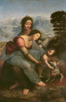 Плакат Virgin and Child with St. Anne, c.1510