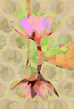 Poster Water Lily Reflection