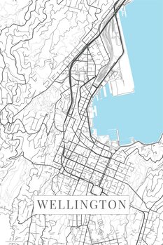 Canvas Print Wellington white