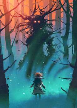 Poster witch of the black woods