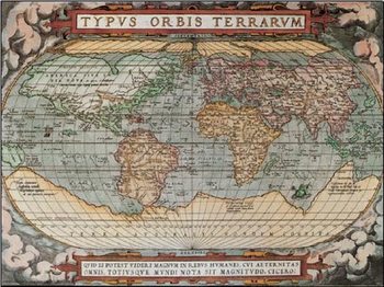 World Map - Historical Art Print