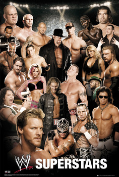 Poster WWE - collage