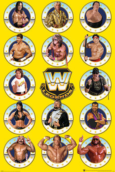 WWE - Legends Chrome Poster