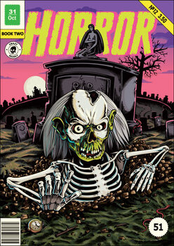 Poster Zombie coming out of the grave