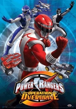 3D Αφίσα POWER RANGERS - operation overdrive 3D