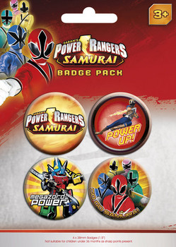 Σετ κονκάρδες POWER RANGERS - pack 1