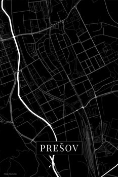 Принти на полотні Presov black