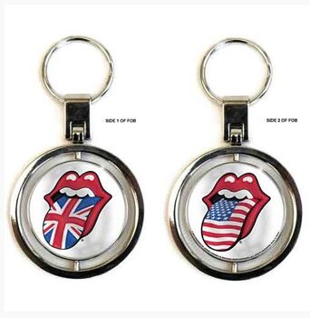 Privjesak za ključ Rolling Stones - UK & US Tongues