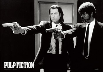 3D Αφίσα Pulp fiction - guns