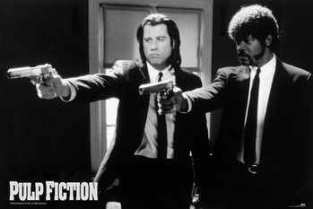 Плакат с рамка Pulp fiction - guns