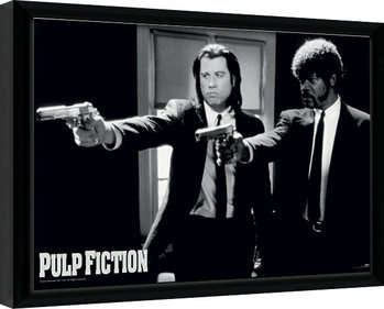 Framed Poster PULP FICTION - guns