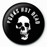 Κονκάρδα PUNK'S NOT DEAD - skull