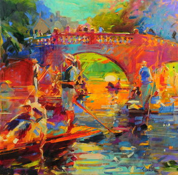 Принти на полотні Punts, Clare Bridge