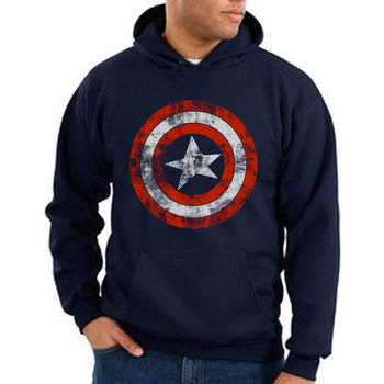 Pusero  Captain America - Distressed Shield