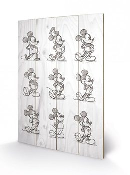 Mikki Hiiri (Mickey Mouse) - Sketched - Multi Puukyltti