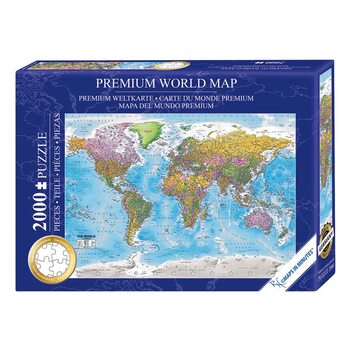 Palapeli Puzzle 2000 pcs - World Map