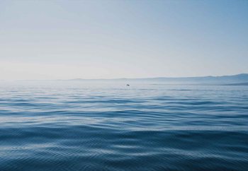 Quadro em vidro A Day In Blue