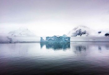 Quadro em vidro Alone