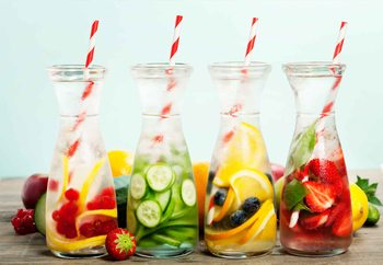 Quadro em vidro Refreshing