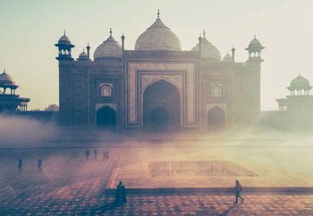 Quadro em vidro Temple Mist