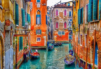 Quadro em vidro Venice Colours