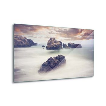 Quadro em vidro Waves And Rocks