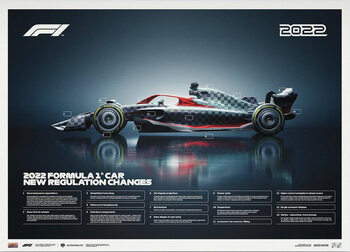 Impressão artística 2022 Formula 1® - New Regulations Car - Limited Edition