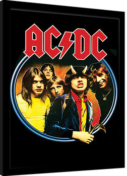 AC/DC - Group Poster Emoldurado