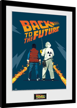 Back To The Future - Doc and Marty Poster Emoldurado