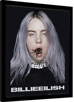 Billie Eilish -  Spider Poster Emoldurado