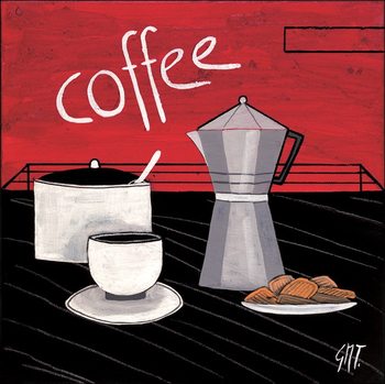 Reprodução do quadro Coffee