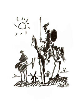 Reprodução do quadro Don Quichotte