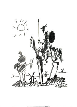 Reprodução do quadro Don Quichotte