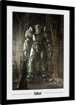 Fallout - Power Armour Poster Emoldurado