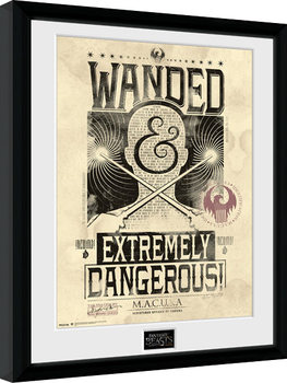 Fantastic Beasts And Where To Find Them - Wanded Poster Emoldurado