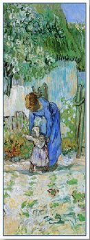 Reprodução do quadro First Steps (after Millet), 1890