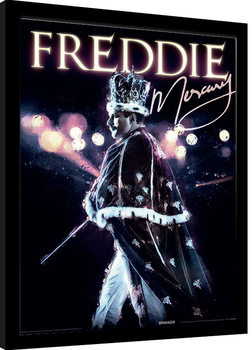 Freddie Mercury - Royal Portrait Poster Emoldurado