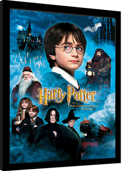 Harry Potter - Philosophers Stone Poster Emoldurado