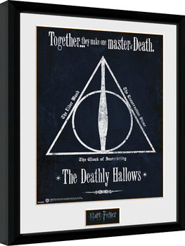 Harry Potter - The Deathly Hallows Poster Emoldurado
