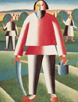 Reprodução do quadro Haymaking